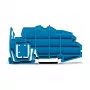 WAGO 2009-305 - Blau - 7,5 mm - 96 mm - 42,5 mm - 13,319 g