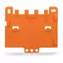 WAGO 222-505 5-Leiter Kompakt-Steckverbinder, 0,08-4 mm², transparent/orange