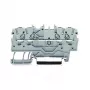 WAGO Durchgangsklemme 4 mm², grau, 32 A, 800 V, CAGE CLAMP®