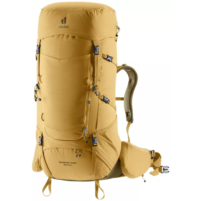 Deuter Aircontact Core 65 + 10 SL Damen Trekkingrucksack - Savanna/Nori