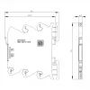 Siemens SIRIUS 3RQ4 Steckkoppelrelais, 230 V AC/DC, 3 NO + 1 NC, Schraubanschluss