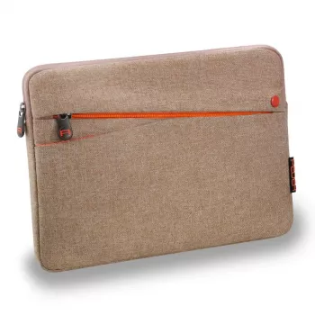 PEDEA Fashion Tablet Case für Samsung Galaxy Tab S6 Lite / A9+ / S9 / A8, Beige/Orange, Neopren