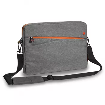 PEDEA Fashion Grey/Orange Tablet Sleeve für Samsung Galaxy Tab S9+ / Tab S8+ / Tab S7 FE / Tab S7+