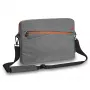 PEDEA Fashion Grey/Orange Tablet Sleeve für Samsung Galaxy Tab S9+ / Tab S8+ / Tab S7 FE / Tab S7+