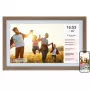 Rollei Smart Frame 212 21.5 Zoll Digitaler Bilderrahmen im Großformat Braun