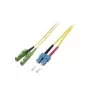 EFB Elektronik Glasfaser-Patchkabel E2000/APC auf SC Singlemode OS2 9/125µm 15m Gelb