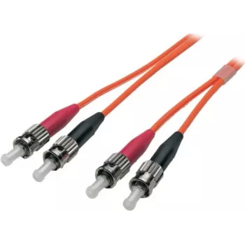 EFB Elektronik ECOFIBER Duplex Jumper ST-ST OM1 62.5/125µm LSZH Orange 3.0mm 10m