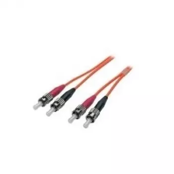 EFB Elektronik ECOFIBER Duplex Jumper ST-ST 62.5/125µm OM1 LSZH Orange 3.0mm 5m