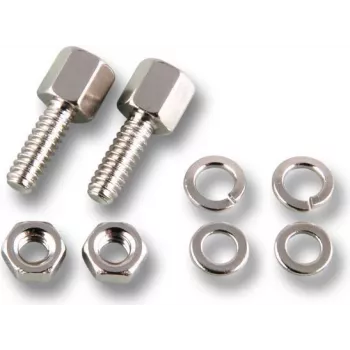 EFB Elektronik ESV Gewindebolzen-Set UNC 4-40 mit vernickelter Mutter, Silber