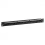 EFB-Elektronik ECOLAN Patch Panel UTP 24xRJ45 Cat.6 19 inch 1U RAL9005 Schwarz