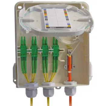 EFB Elektronik FTTH Building Entry Box IP54 Unpopulated, Max. 8 SC/LC, with Lock (53706.1)