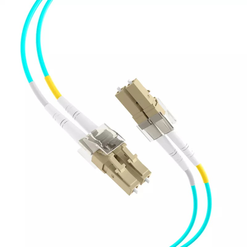 EFB Elektronik Duplex Jumper LC-LC 50/125µm OM3 LSZH Aqua 2.0mm 35m