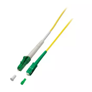 EFB Elektronik Simplex Fibre Optic Patch Cable LC/APC-SC/APC G.657.A2 20 m 2.0 mm Yellow 9/125 µm