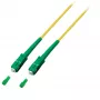EFB Elektronik Simplex Jumper SC/APC-SC/APC 9/125µm OS2 LSZH Gelb 3,0mm 20m