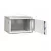 EFB-Elektronik 19 inch Wandgehäuse Flat Pack 15U, Tiefe 600 mm, RAL 7035 Lichtgrau (691715FGR.2)