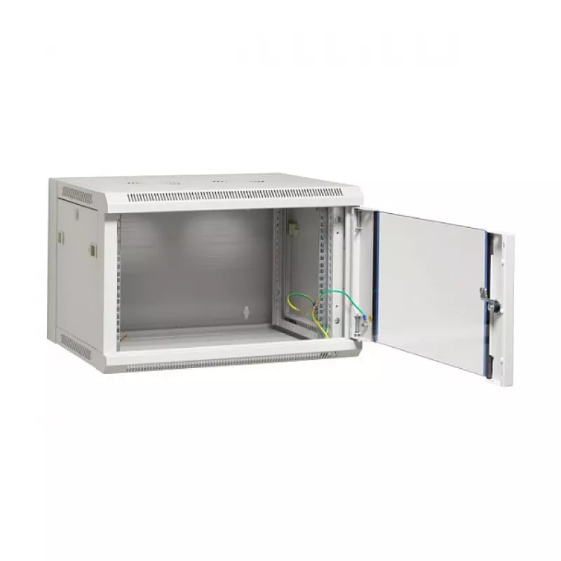 EFB-Elektronik 19 inch Wandgehäuse Flat Pack 15U, Tiefe 600 mm, RAL 7035 Lichtgrau (691715FGR.2)