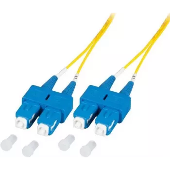 EFB Elektronik O2513.5-1.2 Glasfaser-Patchkabel 5 m SC Duplex OS2 Gelb