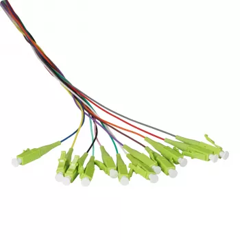 EFB Elektronik Fibre Pigtail LC 50/125 OM5 12-Colour Set 2 m