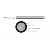 EFB Elektronik INFRALAN U-DQ(ZN)BH 4x12G 50/125 OM4 LSZH Black CPR Eca Glasfaserkabel