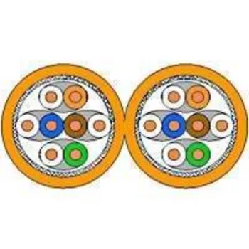 EFB Elektronik INFRALAN Cat.7 1000 AWG23 S/FTP 2x4P CPR Eca Orange Installationskabel 500m