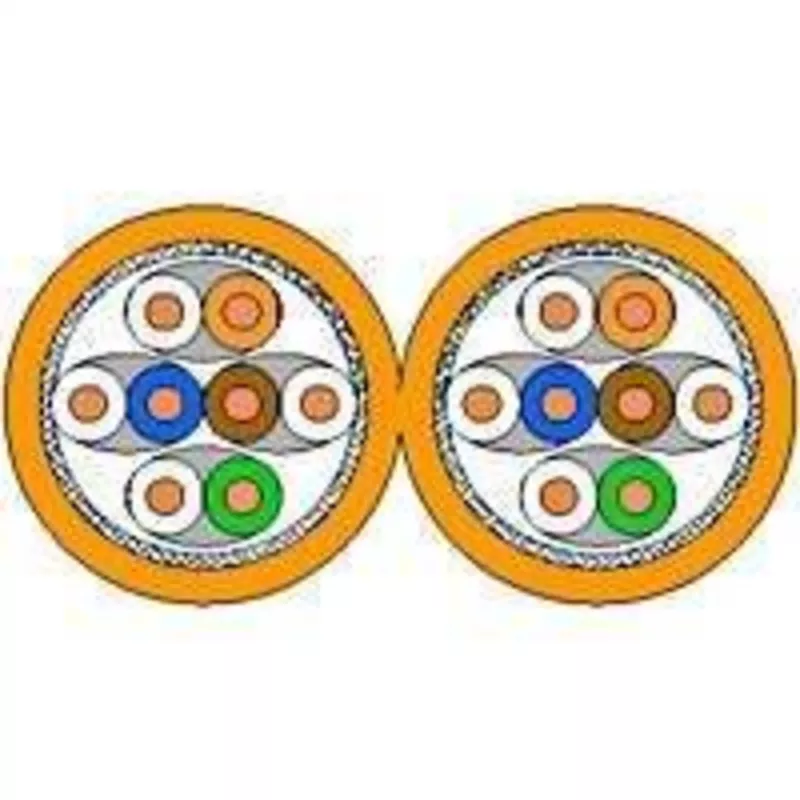 EFB Elektronik INFRALAN Cat.7 1000 AWG23 S/FTP 2x4P CPR Eca Orange Installationskabel 500m