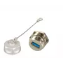 EFB Elektronik USB 3.0 IP67 Durchgangskupplung Typ A Buchse / Typ A Buchse