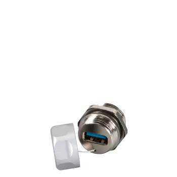 EFB Elektronik USB 3.0 IP67 Durchgangskupplung, Typ A Buchse / Typ A Buchse, Service-Port