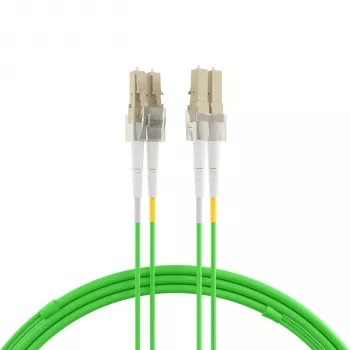 EFB Electronics IPL-DR-LCULCU-5-0050 Glasfaser-Patchkabel, OM5, LC/UPC auf LC/UPC, 0,5 m, LSZH, Limettengrün
