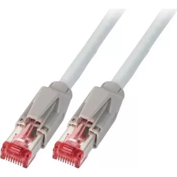EFB Elektronik RJ45 Patchkabel Cat.6A S/FTP LSZH Dätwyler 7702 TM21 Grau 50m