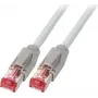 EFB Elektronik RJ45 Patchkabel Cat.6A S/FTP LSZH Dätwyler 7702 TM21 Grau 50m