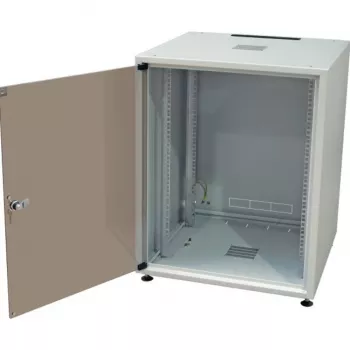EFB OFF-1266GR 19 inch Netzwerkschrank Office 12U Tiefe 600 mm Grau
