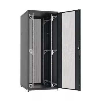 EFB Elektronik PRO 42U 19 Zoll Server-Schrank Netzwerkschrank Jet Black RAL 9005 800x1000mm