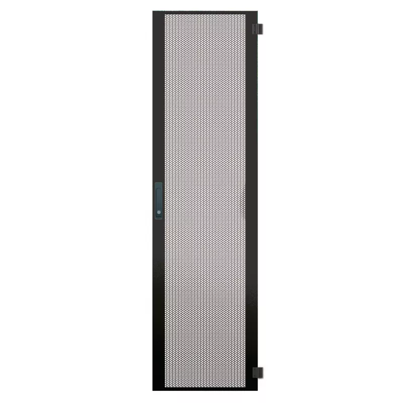 EFB Elektronik PRO Rack-Tür - Hellgrau RAL 7035 - 42U 19 inch perforierte Fronttür mit Schloss