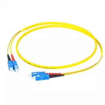 EFB-Elektronik Duplex Jumper SC-SC 9/125µm OS2 LSZH Flat Twin 3x5mm Yellow 40m