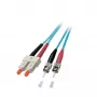EFB Electronics Duplex Jumper SC-ST 50/125 OM3 LSZH Aqua 3,0mm 40m