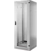 EFB Elektronik PRO 42HE Netzwerkschrank Set 800x800mm RAL7035 mit 2-Lüfter-Einheit, Netzkabel, Sockel
