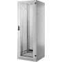 EFB Elektronik PRO 42HE Netzwerkschrank Set 800x800mm RAL7035 mit 2-Lüfter-Einheit, Netzkabel, Sockel