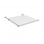 EFB Electronics 19 Zoll 0,5U Festes Regal, Einbautiefe 750-850 mm, Tragfähigkeit 70 kg, Schranktiefe 1000 mm, Lichtgrau (RAL 7035)