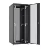 EFB ELEKTRONIK 19 inch Server Rack PRO 24HE, 800x1200 mm, einflügelige Front- und Rücktür, RAL 7035