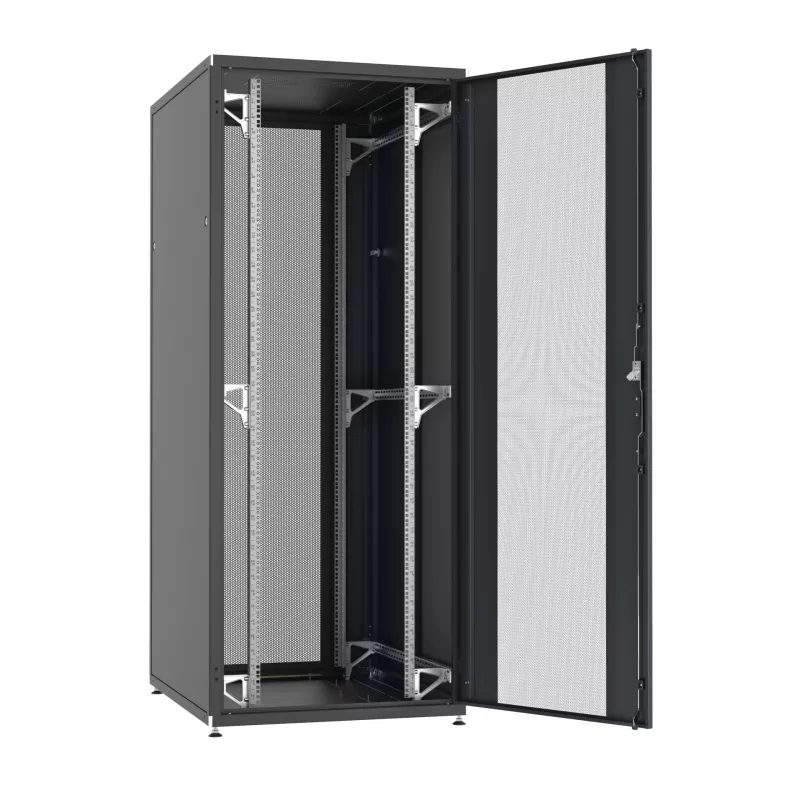 EFB ELEKTRONIK 19 inch Server Rack PRO 24HE, 800x1200 mm, einflügelige Front- und Rücktür, RAL 7035