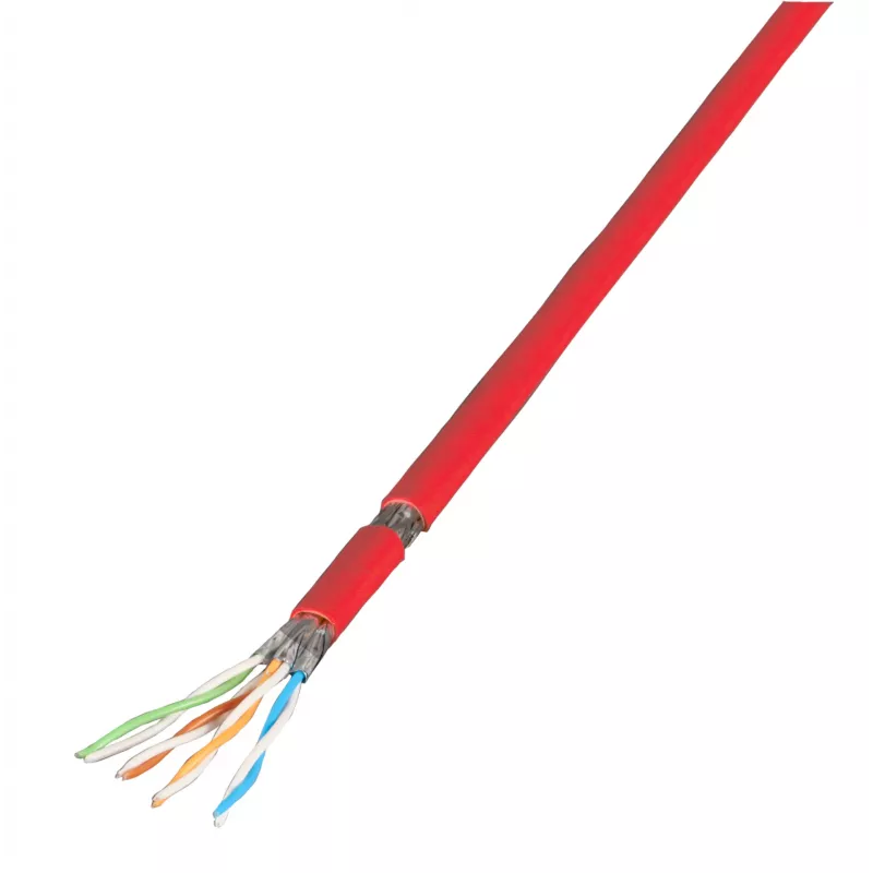 EFB Elektronik Cat.7 PiMF Patchkabel UC900MHz SS26 4P FRNC-B Rot 100 m - Netzwerk - CAT 7 Kabel/RJ45 Stecker