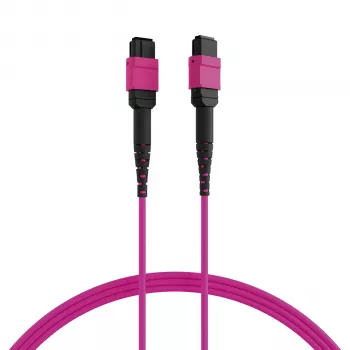 EFB ELEKTRONIK MPO-PLUS(F)-MPO-PLUS(F) Patchkabel OM4 12 Fasern Typ B LSZH Erika-Violett 10m