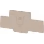 Weidmüller AEP 2T 2.5 Endplatte, beige, für A2T 2.5 Reihenklemmen, 20 Stück