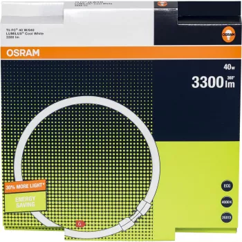 OSRAM LUMILUX T5 FC Circular Fluorescent Lamp 40W 840 Cool White 2GX13