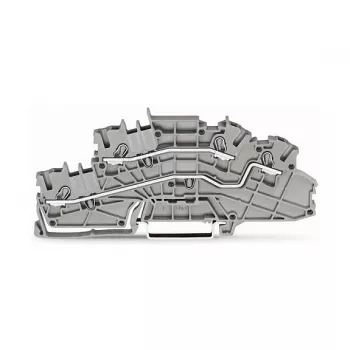 WAGO 2003-6642 Durchgangsklemme, TOPJOB® S, 2-Leiter, 4 mm², grau, 800 V, 24 A