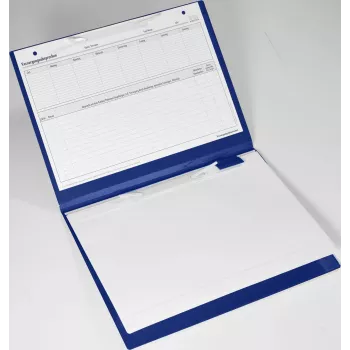 BOI Dokutech Patienten-Dokumentationsmappe Professional-Line DIN A4 Querformat Blau