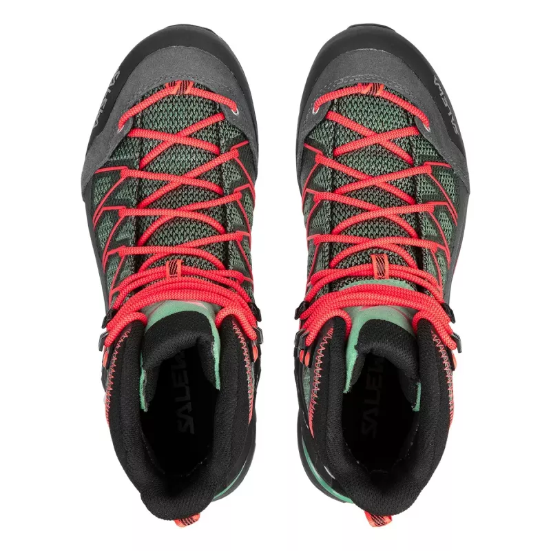 Salewa Mountain Trainer Lite Mid GTX Damen-Wanderstiefel - Grün (Malta/Lagoon) Größe 36,5