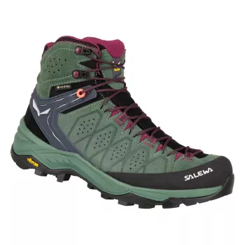 SALEWA Women's Alp Trainer 2 Mid GTX Hiking Boots Green-Rhododendon UK 6.5 (EU 40)