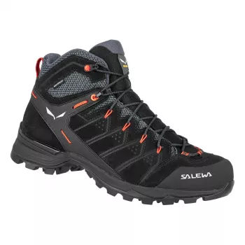 SALEWA Alp Mate Mid WP Wanderschuhe Black Out/Fluo Orange UK 11 (EU 46)