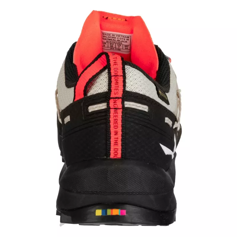 Salewa Wildfire 2 GTX Damen-Zustiegsschuhe - Oatmeal/Schwarz, Größe 38